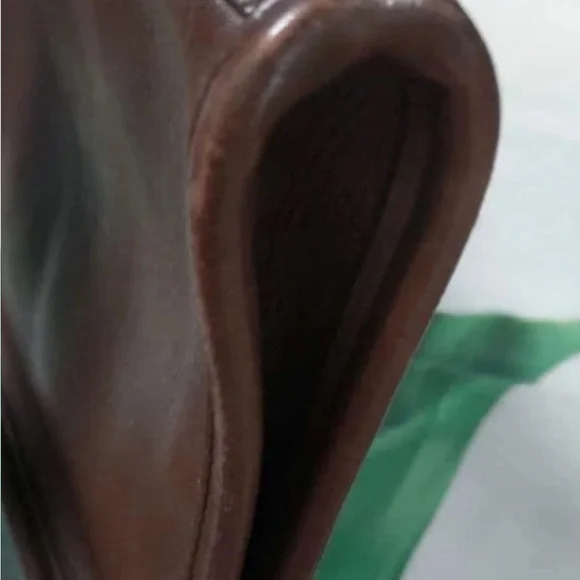 Coach Brown Leather Wristlet - Picture 6 of 11